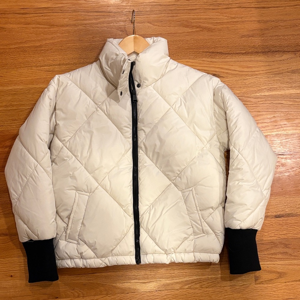 NWT Nordstrom Treasure & Bond Ivory Dove Quilted Jacket